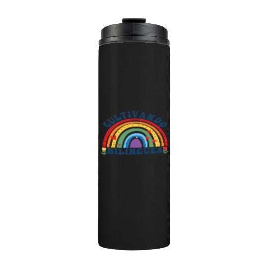 Cultivando Bilingües Spanish Teacher Thermal Tumblers