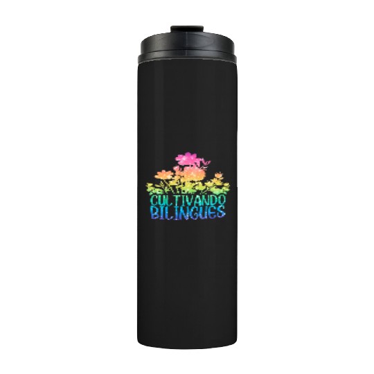 Cultivando Bilingües Spanish Teacher Thermal Tumblers