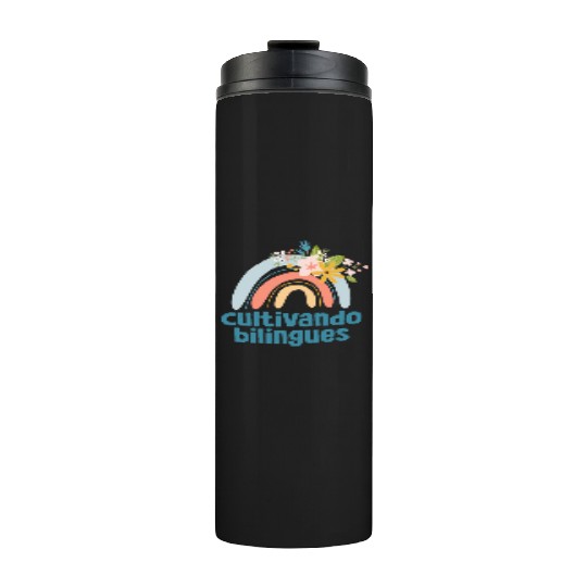 Cultivando Bilingües Spanish Teacher Thermal Tumblers