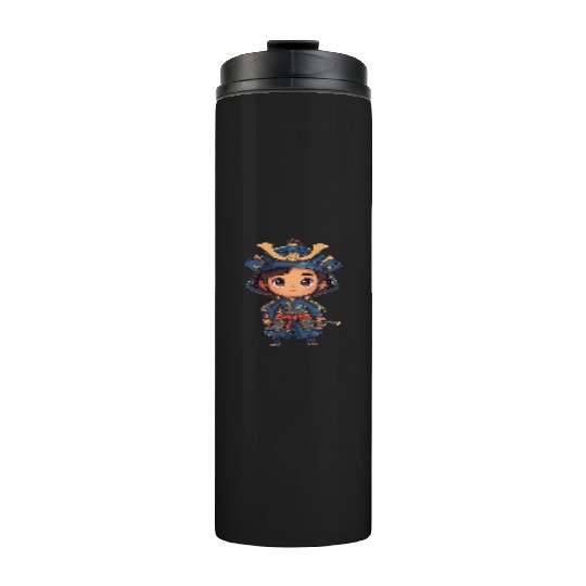 Samurai warrior Kid Thermal Tumblers