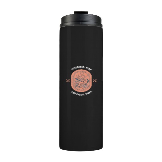 Outdoorsy Wine And Picnic Vibes Camping Women Thermal Tumblers