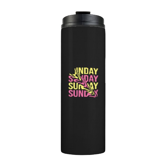 Holiday Sunday Thermal Tumblers design