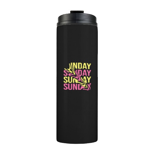 Holiday Sunday Thermal Tumblers design
