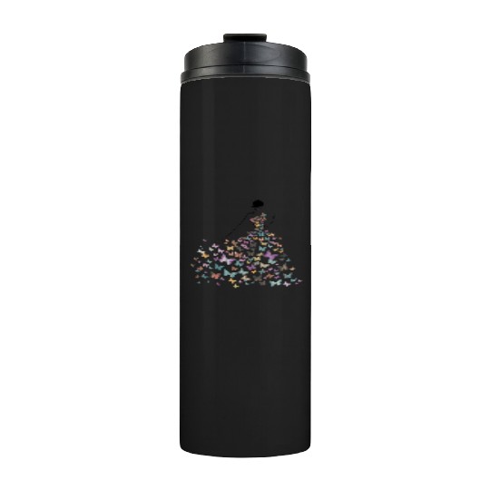 Colorful Butterfly Elegant for All Seasons Thermal Tumblers