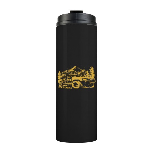Jeep Car and Nature Mount Thermal Tumblers