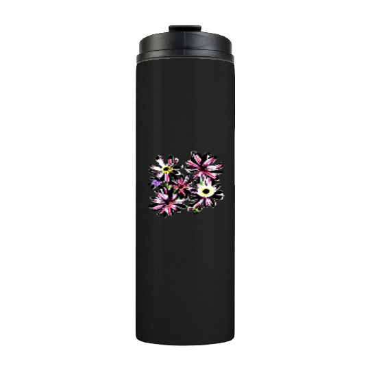 Stylish Wildflower t'Thermal Tumblers