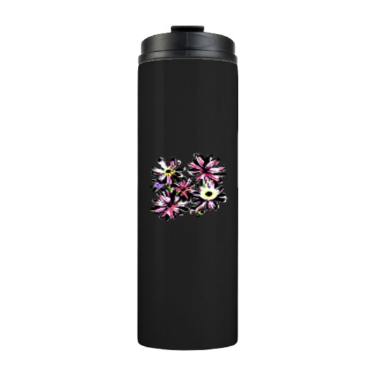 Stylish Wildflower t'Thermal Tumblers