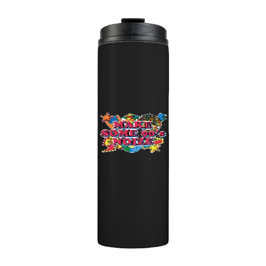 90s Cool 1990 Chill Retro Vintage Music Thermal Tumblers