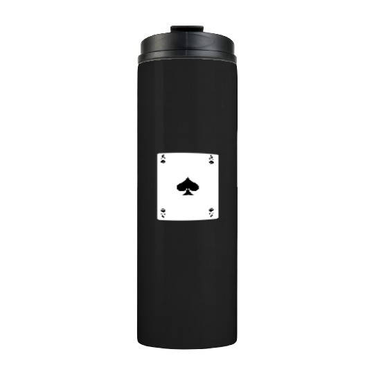 Spades Ace playing card Thermal Tumblers