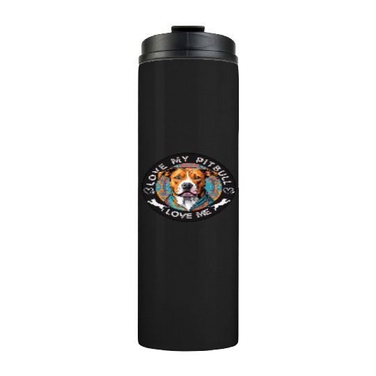 American Pitbull Terrier Thermal Tumblers