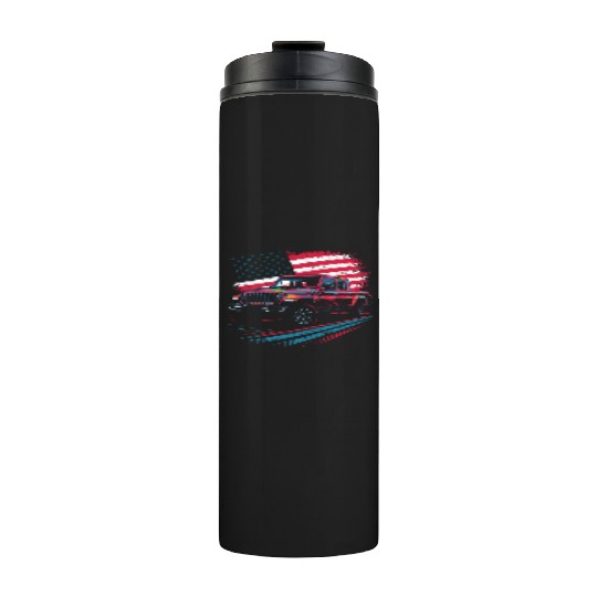 Jeep Gladiator JT US Flag Thermal Tumblers