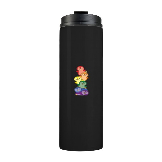Rainbow Flag Gay Pride Lgbtq Penguin Cute Penguin Thermal Tumblers