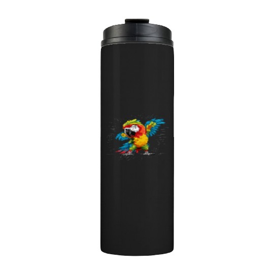Macaw Parrot for a Bird Lover Animal Lover Thermal Tumblers