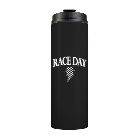 Race Day Checkered Thermal Tumblers