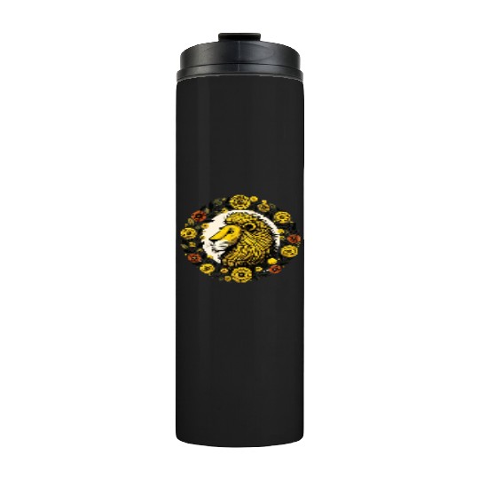 Marigold Leo Lion Thermal Tumblers