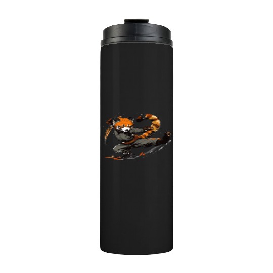 High Kick Red Panda Thermal Tumblers