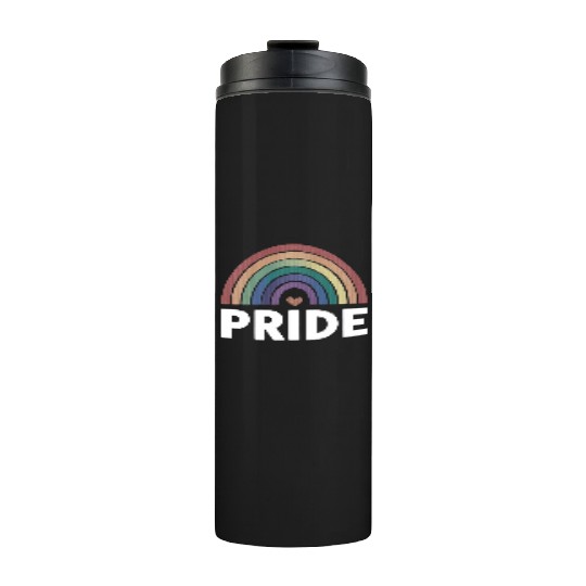 Lesbian Funny LGBT Gay Pride Rainbow Thermal Tumblers