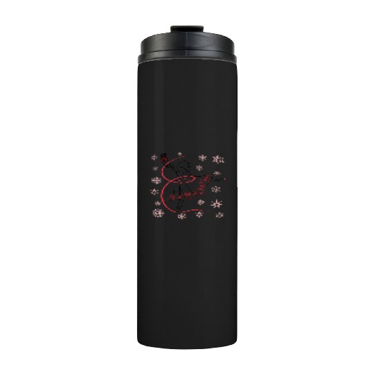 The Nutcracker Ballet and Clara Christmas Holiday Thermal Tumblers