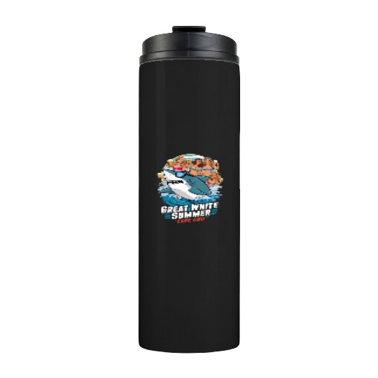 Stylish Great White Shark Thermal Tumblers (Cape Cod)