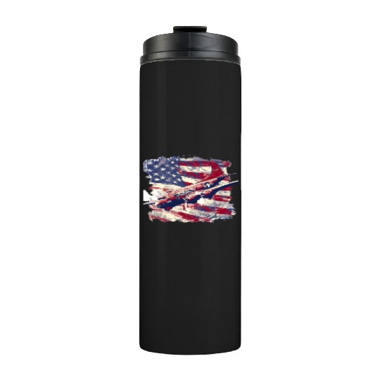 yankee, lady, world war 2 Thermal Tumblers
