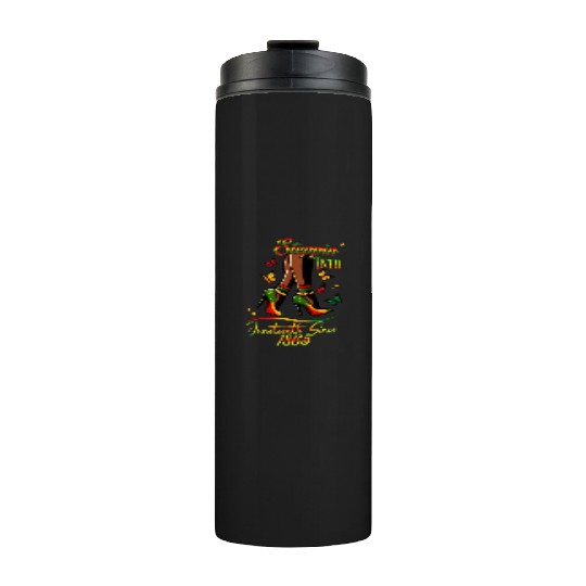 Stepping Into Juneteenth Since 1865 Thermal Tumblers