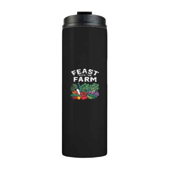 Farmers Market Farmer Agriculture Farming Food Thermal Tumblers