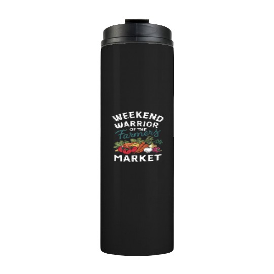 Farmers Market Farmer Agriculture Farming Food Thermal Tumblers