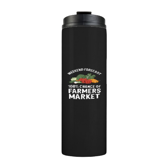 Farmers Market Farmer Agriculture Farming Food Thermal Tumblers