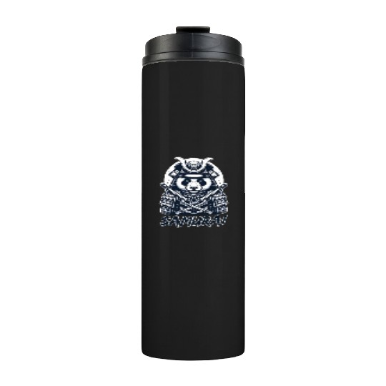 Warrior Panda: Embrace the Spirit of the Samurai Thermal Tumblers