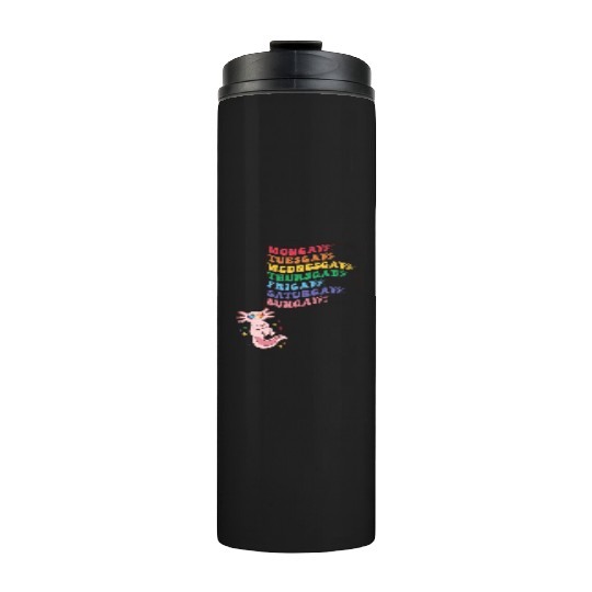 Cute Pride LGBTQ Axolotl - Dare to be Yourself Thermal Tumblers