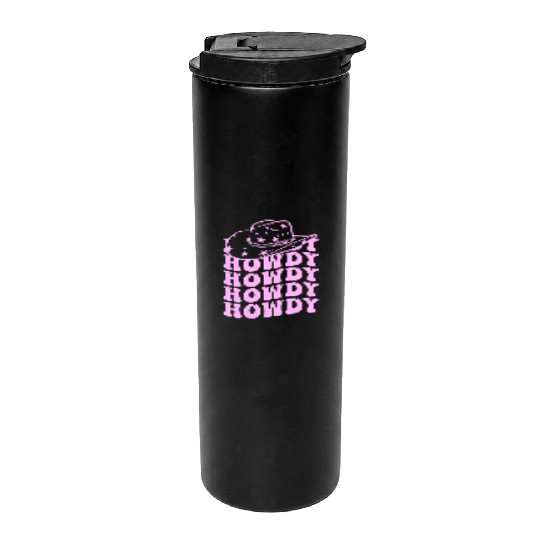 Western Country Texas Cowboy Hat Thermal Tumblers