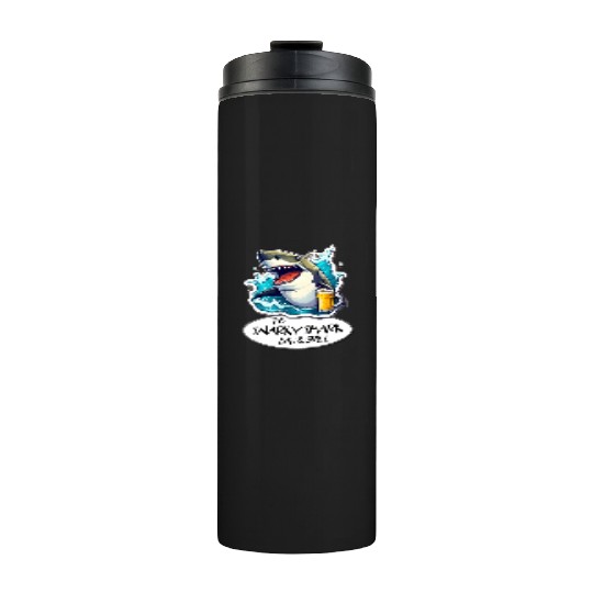 The Snarky Shark Bar & Grill Thermal Tumblers
