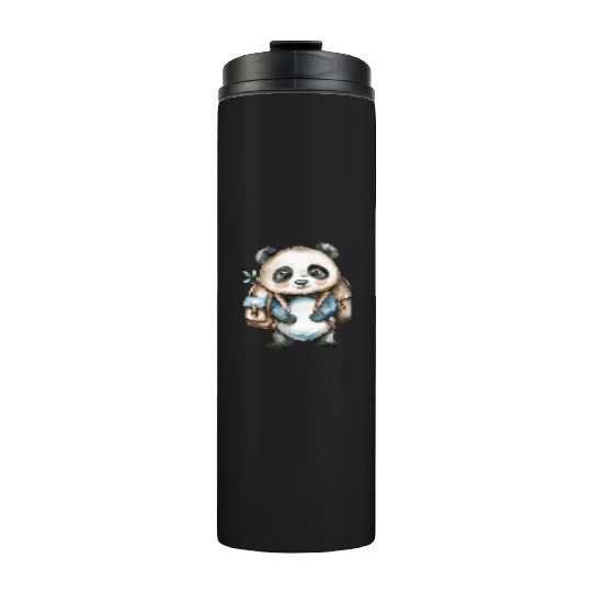 Watercolor Cute School Animals, Back to School Thermal Tumblers