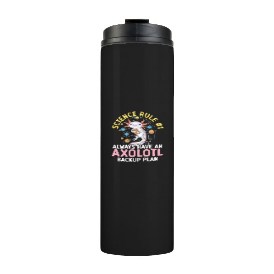 Axolotl Science Teacher Mexican Salamander Thermal Tumblers