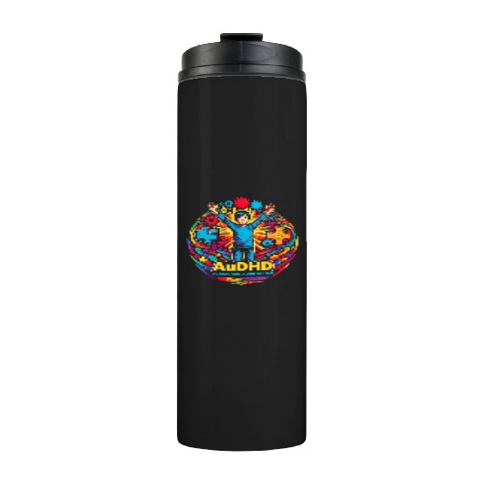 AuDHD Autism ADHD Autistic Spectrum Neurodiversity Thermal Tumblers