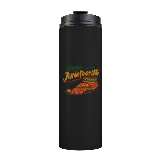 Stepping into juneteenth 1865 independence day Thermal Tumblers