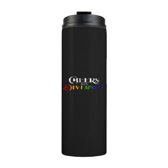 Love Is Love Gay Pride Colors Of Rainbow LGBTQ+ Thermal Tumblers
