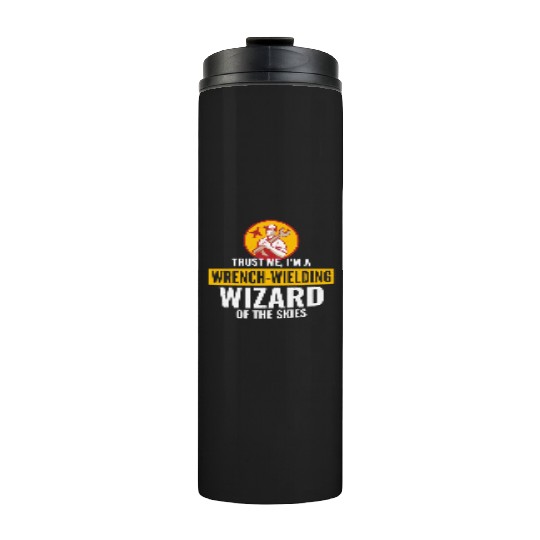 Aircraft Mechanic Aviation Maintenance Technician Thermal Tumblers