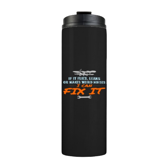Aircraft Mechanic Aviation Maintenance Technician Thermal Tumblers