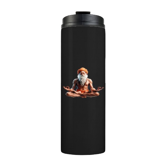 Peaceful Meditation Guru Thermal Tumblers