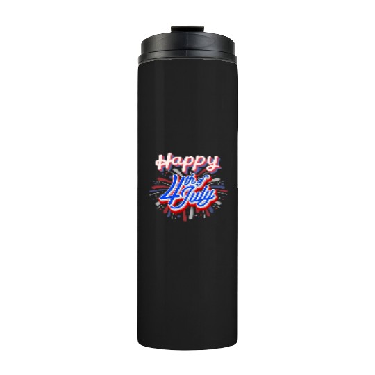 Happy 4th Of July Patriotic American Thermal Tumblers