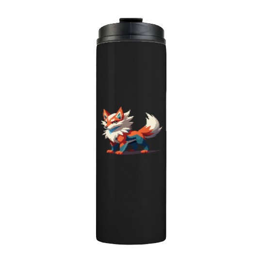 Fierce Fantasy Wolf Thermal Tumblers