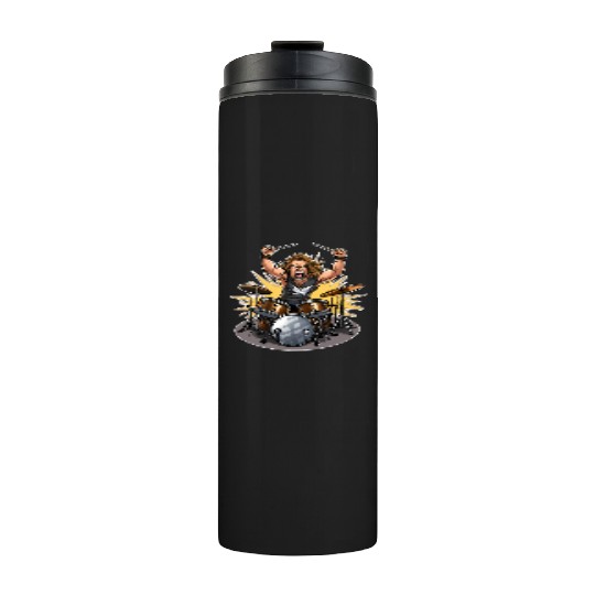 Epic Thunderous Drummer: Unleash Your Rock Star Thermal Tumblers