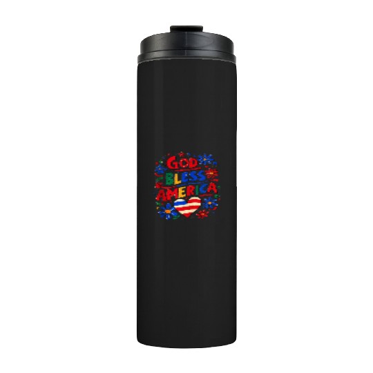 God Bless America Thermal Tumblers