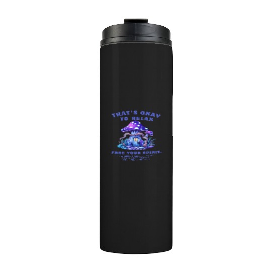 Restful Mushroom Haven Thermal Tumblers
