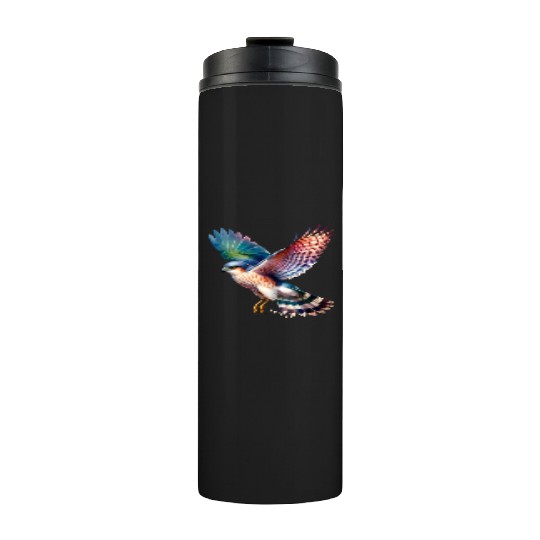 Collared Sparrowhawk in Flight Thermal Tumblers
