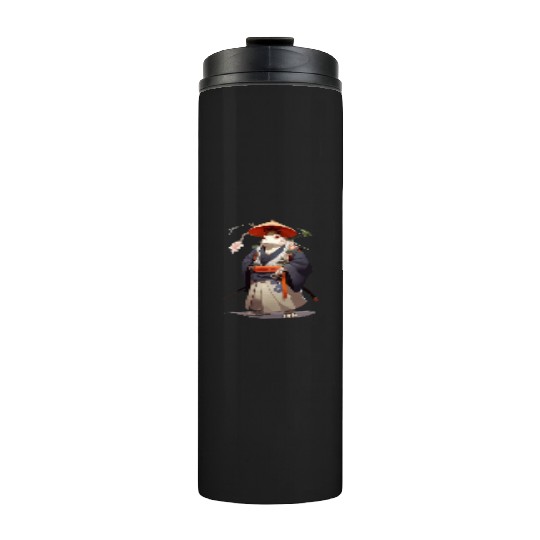 Anime Samurai Frog Thermal Tumblers