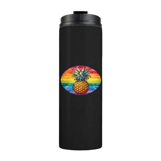 LGBTQ Pineapple Thermal Tumblers