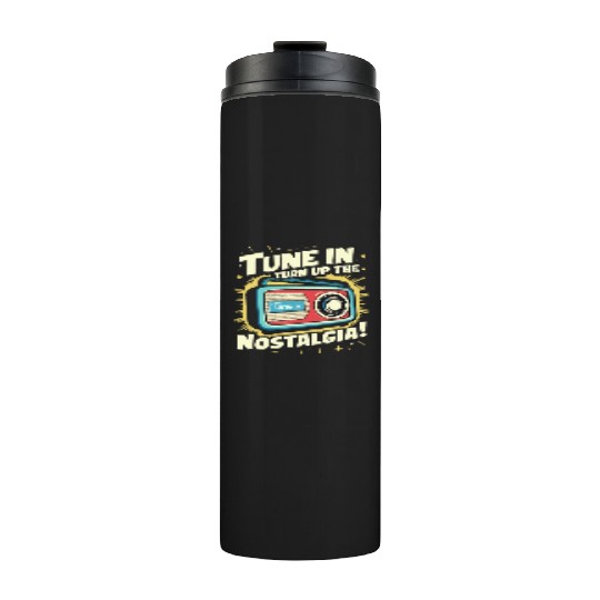 Tune In, Turn Up the Nostalgia with Vintage Radio Thermal Tumblers