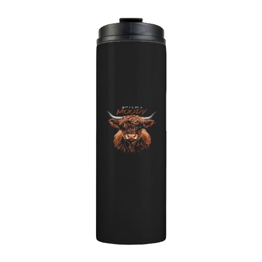 Highland Cow Cattle Animal Thermal Tumblers